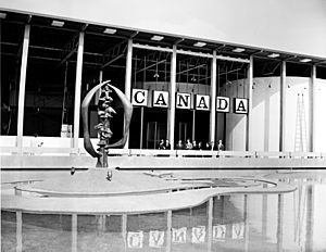 Canada Building at World's Fair, 1962