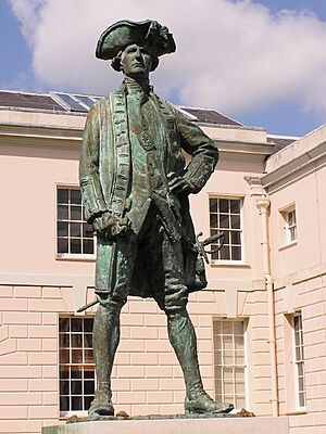Captain Cook statue, Greenwich