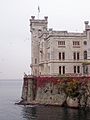Castello di Miramare lato mare