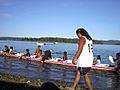 Cermonial Canoe Races, 2006, Kuper Island