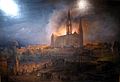 Chartres incendie cathédrale François Alexandre Pernot 1836 Eure-et-Loir (France)