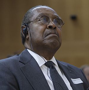 Clarence B. Jones at the Commemoration of the 50th Anniversary of the "I Have a Dream" speech (cropped).jpg