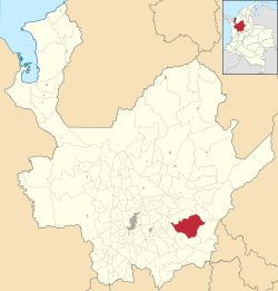 Location of the municipality and town of San Carlos in the Antioquia Department of Colombia