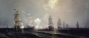 Combat naval devant la Chesapeake, 3 septembre 1781.jpg