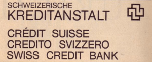 Credit Suisse logo c1972