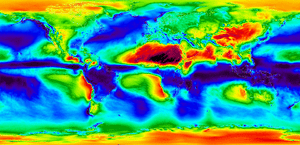 Daily mean precipitation