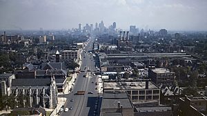 Detroit Skyline 1942d
