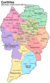 Divisao administrativa Curitiba