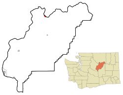 Location of Bridgeport, Washington