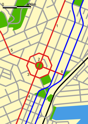 Dunedin central map