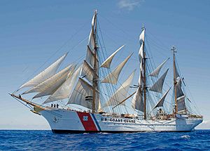 EAGLE under full sail in 2013