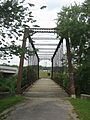 Eastern end of the Dey Road Bridge