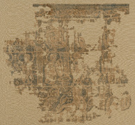 Egypt, Byzantine period, 1st half of 6th century - Resist-Dyed Hanging with Biblical Scenes - 1951.400 - Cleveland Museum of Art