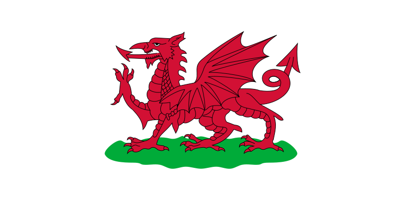 Flag of Wales, 1807-1953