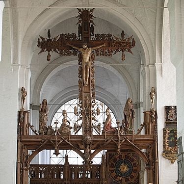 Germany Luebeck Cathetral thriumphcrucifix
