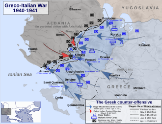 Greek Offensive 1940 41 in Northern Epirus.svg