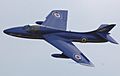 Hawker hunter t7 blue diamond in planform arp
