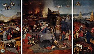 Hieronymus Bosch - Triptych of Temptation of St Anthony - WGA2585