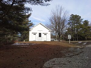 Hopkins Hollow Church in Hopkins Hollow village in Coventry and West Greenwich Rhode Island RI USA