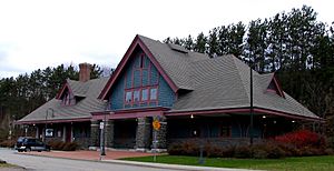 Image-Adirondack Scenic Railroad - Saranac Lake Stn - Front.jpg
