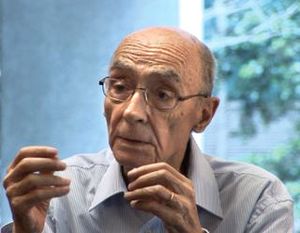 Saramago in January 2008