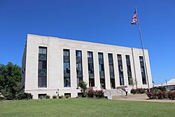 The Jack County Courthouse in Jacksboro