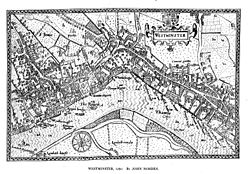 John Norden's Map of Westminster Large version