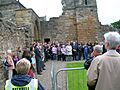 Kilwinning Abbey archaeological dig 2010