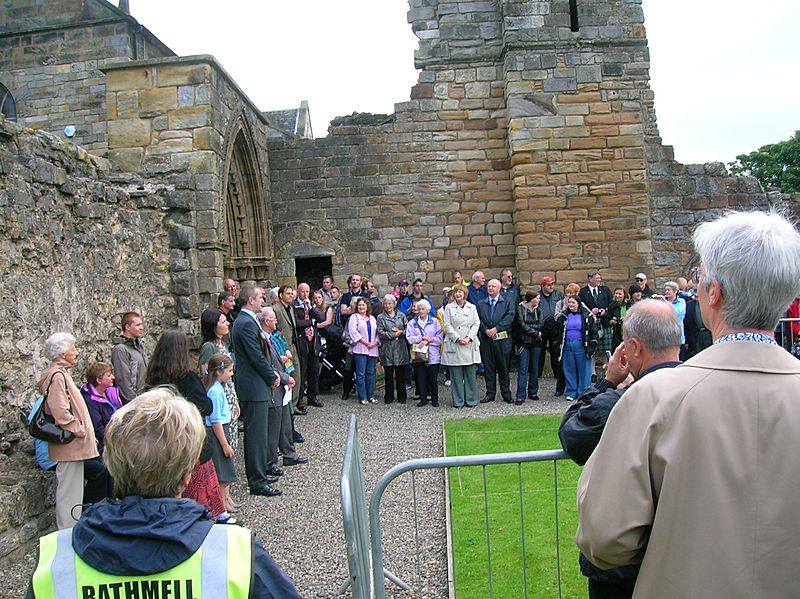 Kilwinning Abbey archaeological dig 2010