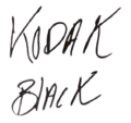 Kodak Black sig