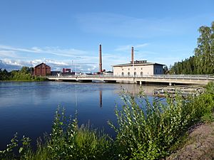 Kymi river Kotka Kymenlaakso Finland on 20July2023