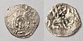 Lithuanian Denar of Jogaila with a lion