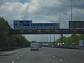 M40 Motorway, Heading West. Junction 3, One Mile To Go - geograph.org.uk - 1281566