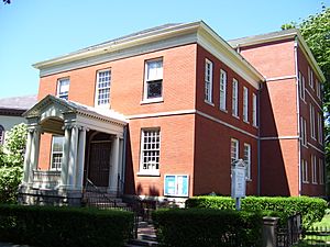 Main Library Building of Newport Historical Society RI