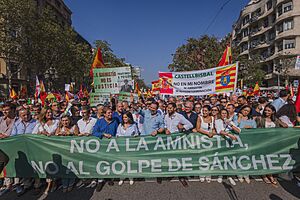 Manifestación contra la Amnistía 08·10·2023 En Barcelona 12