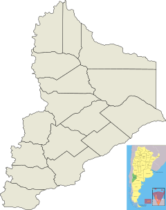 Santo Tomás, Neuquén is located in Neuquén Province