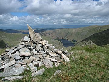 Mardale Ill Bell Summit Cairn. - geograph.org.uk - 182281.jpg