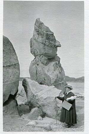 Mary Agnes Yerkes, Painting at Carmel