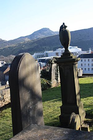 Monuments in New Calton Burial Ground