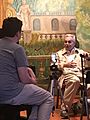 Mort Sahl performing in 2016