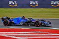 Nicholas Latifi drives the Williams FW44 during the 2022 British Grand Prix