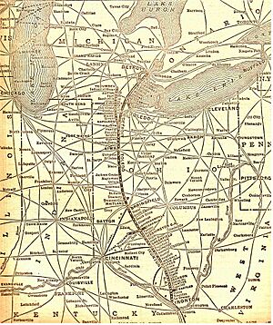 Old DT&I railway map