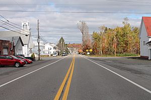 Pennsylvania Route 924 north in Sheppton