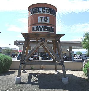 The Laveen Village welcoming Water Tower