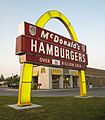 Pine Bluff McDonalds 1962 Sign