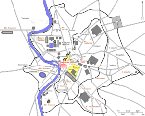 Plan Rome- Tempel van Jupiter OM