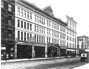 Rainier Grand Hotel, west side of 1st Ave between Marion St and Madison St, Seattle (CURTIS 1580)