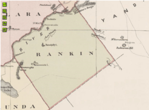 Rankin County JOhn Sands 1886 Map