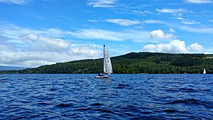 Sailing on Caragh Lake