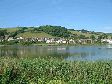 Slapton ley and torcross village